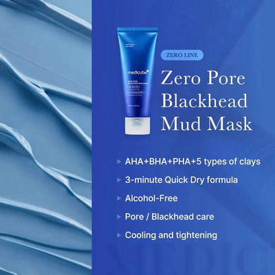 Medicube Zero pore blackhead mud mask 100mL