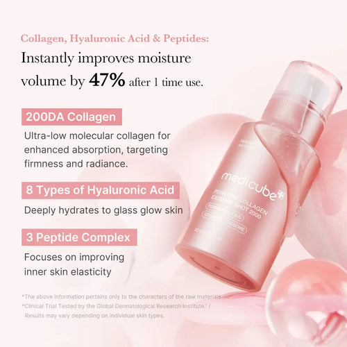 Medicube PDRN Pink Collagen Exosome Shot 2000 30mL