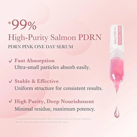 Medicube Salmon PDRN Pink One Day Serum – 1 Day Glow Boost 1.5mL * 10EA