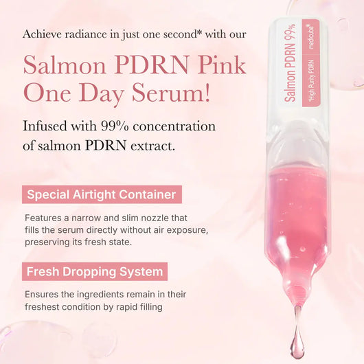 Medicube Salmon PDRN Pink One Day Serum – 1 Day Glow Boost 1.5mL * 10EA