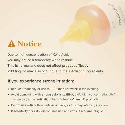 Medicube Kojic Acid Turmeric Resurfacing Toner 250mL